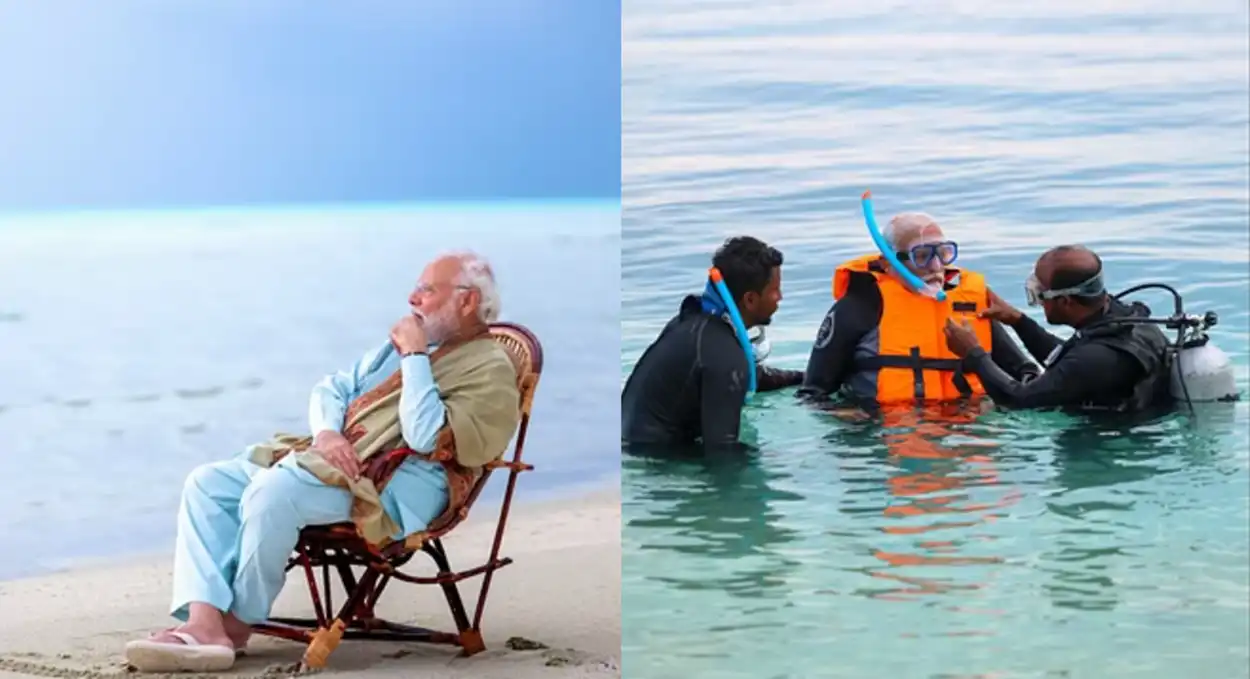 India's Lakshadweep is famous for its natural beauty, PM Modi in Lakshadweep