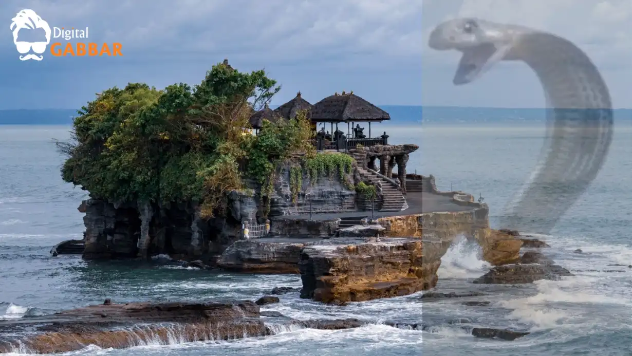 Tanah Lot A tale of a temple guarded by snakes! It's nestled amidst the waves of the sea